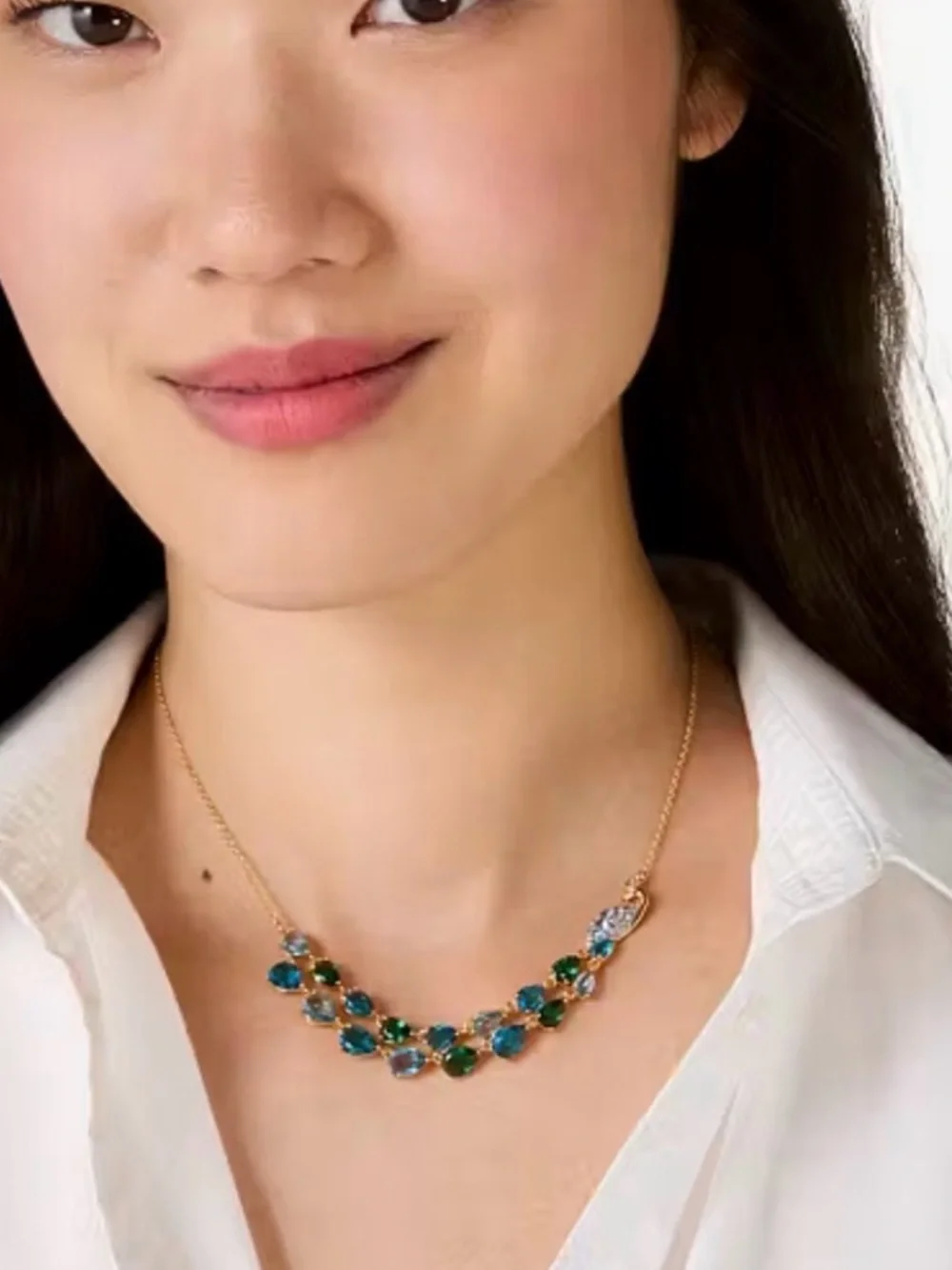 NWOT Kate Spade Perfect Plume Peacock Necklace